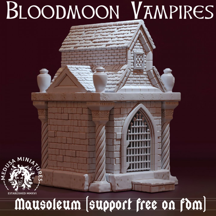 Bloodmoon Mausoleum - support free on fdm