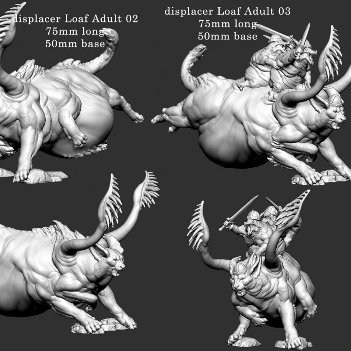Chunky Displacer Cubs (2 poses)