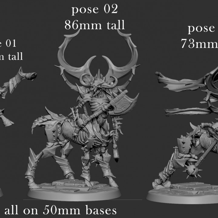 Undead Centaur (pose 2 of 3)