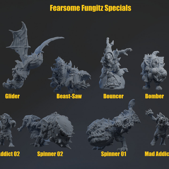 Fantasy Football Fearsome Fungitz Goblin Specialists - PRESUPPORTED image