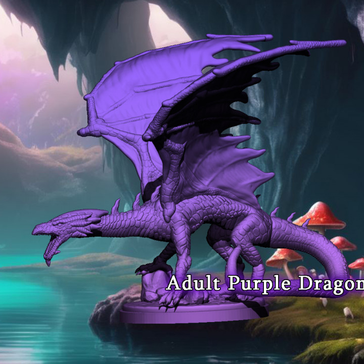 Adult Purple Dragon