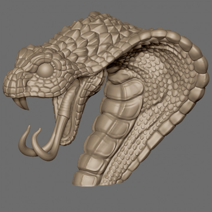Stylized Snake bust
