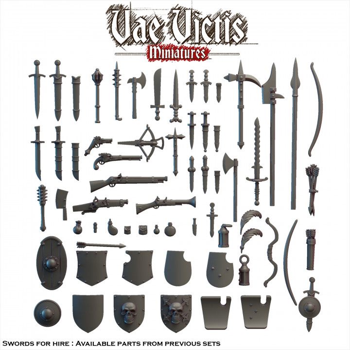 Modular Swords for hire : Humans Vol.3 [PRE-SUPPORTED] image