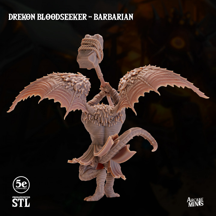 Drekon Bloodseeker - Barbarian image