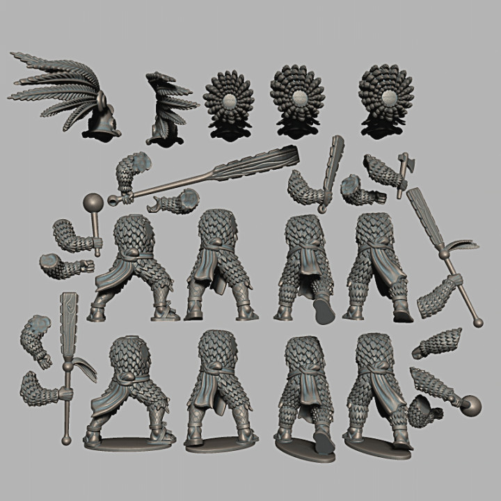 Aztec Eagle Warriors image