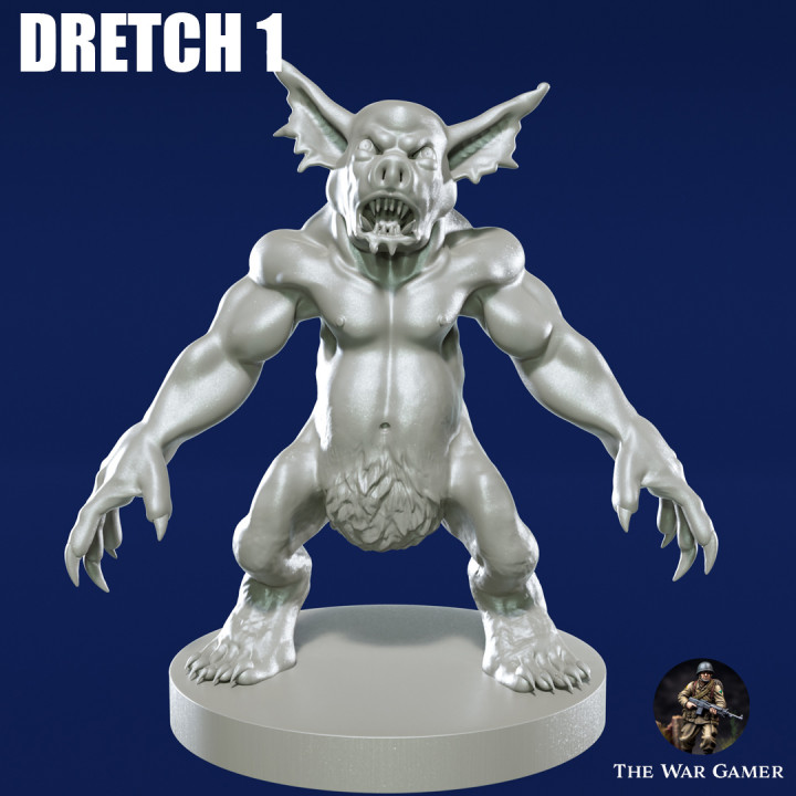 3D Printable 2 Dretches by The WarGamer