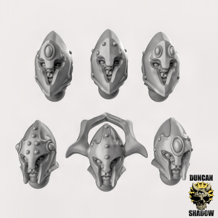 High Elf extra head set (pre supported) (S) image