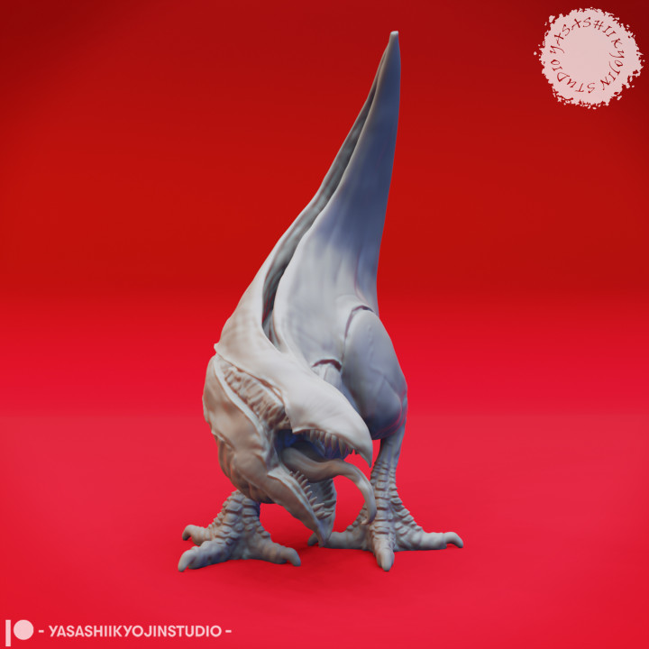 Abyssal Chicken - Tabletop Miniature (Pre-Supported) image