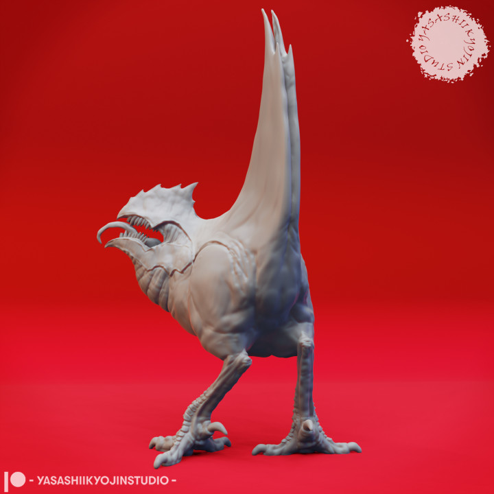 Abyssal Rooster - Tabletop Miniature (Pre-Supported) image