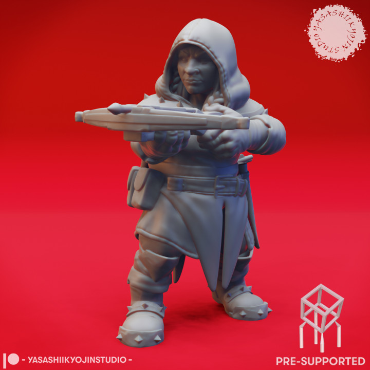 Duergar - Crossbow - Tabletop Miniature (Pre-Supported) image