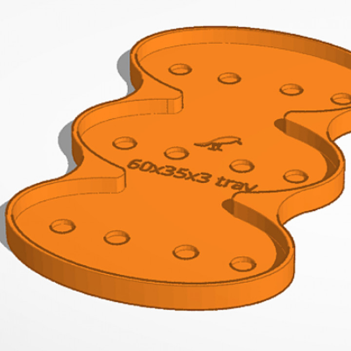 60mmx35mm (x3) movement tray (base to base)