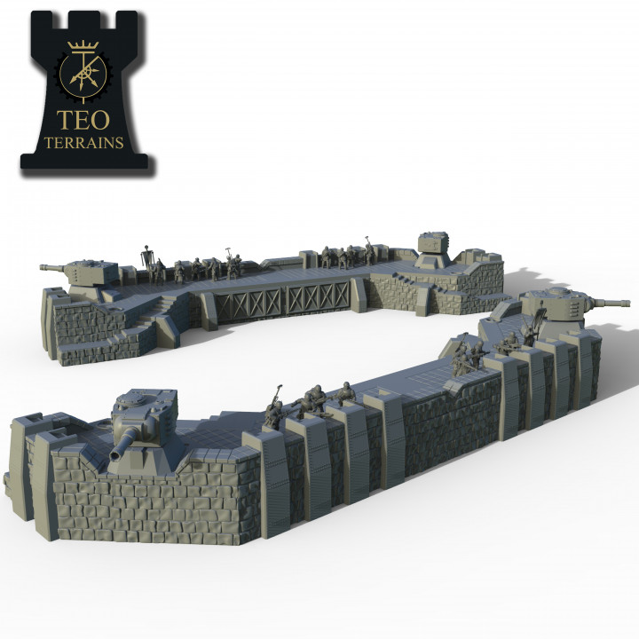 TEO Terrains - Castellum Fortified Walls image