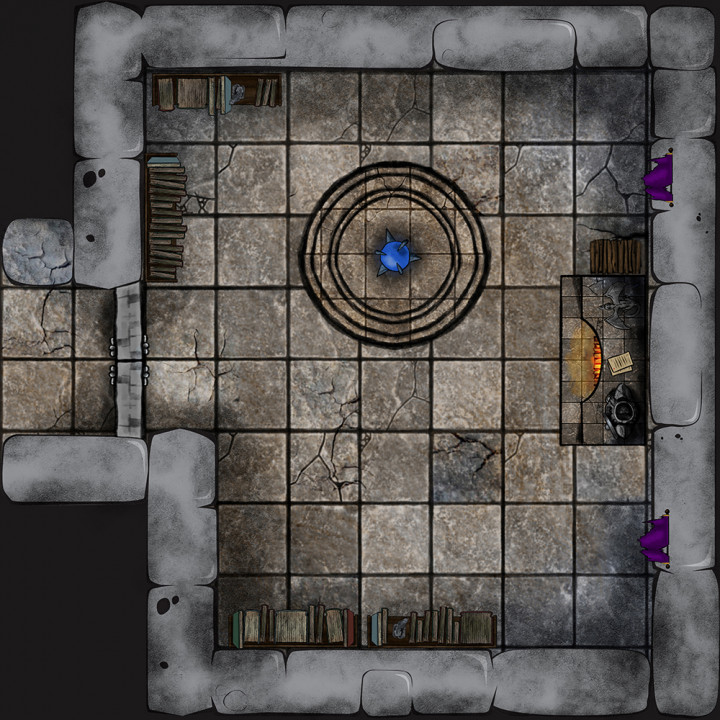 Instant Dungeon Creator - Modular Digital Fantasy DnD Terrain Battle Map Tiles image
