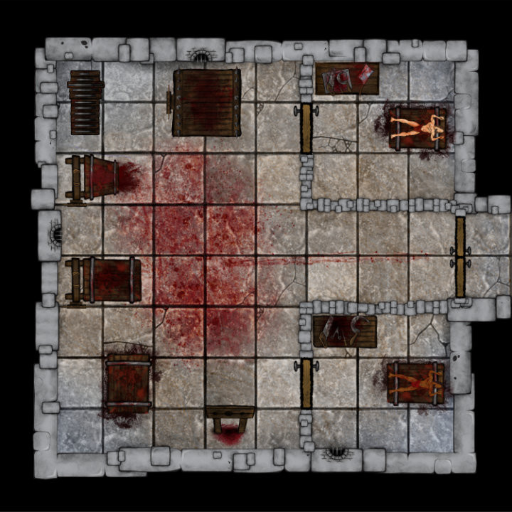 Instant Dungeon Creator 2 - Modular Digital Fantasy DnD Terrain Battle Map Tiles image