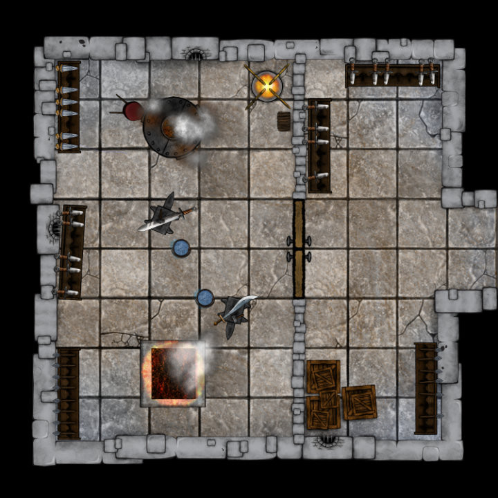 Instant Dungeon Creator 2 - Modular Digital Fantasy DnD Terrain Battle Map Tiles image