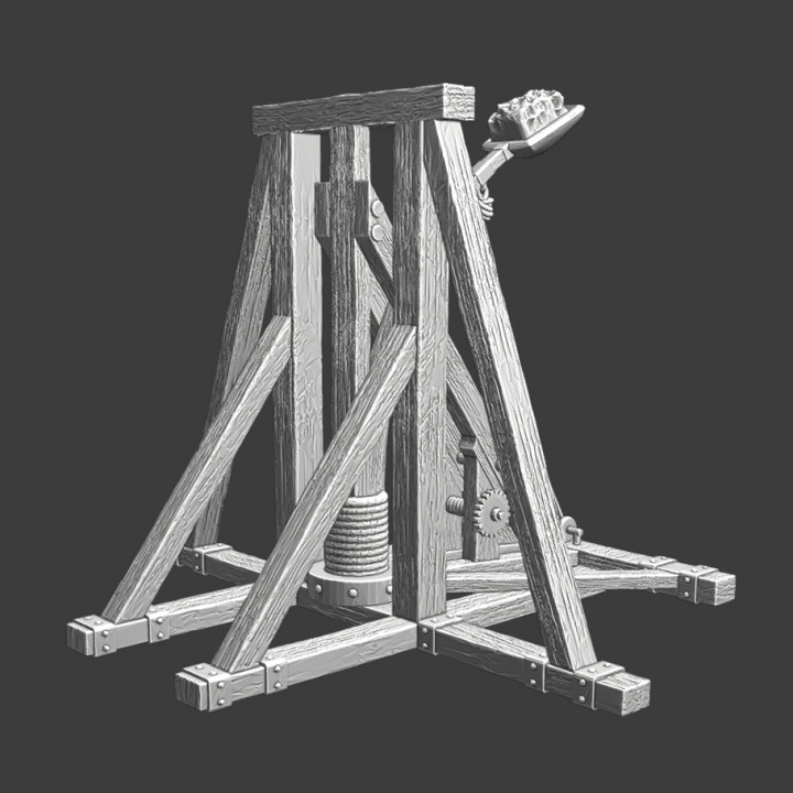 Medieval Catapult - Wargaming model image