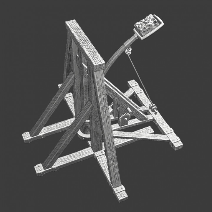 Medieval Catapult - Wargaming model image