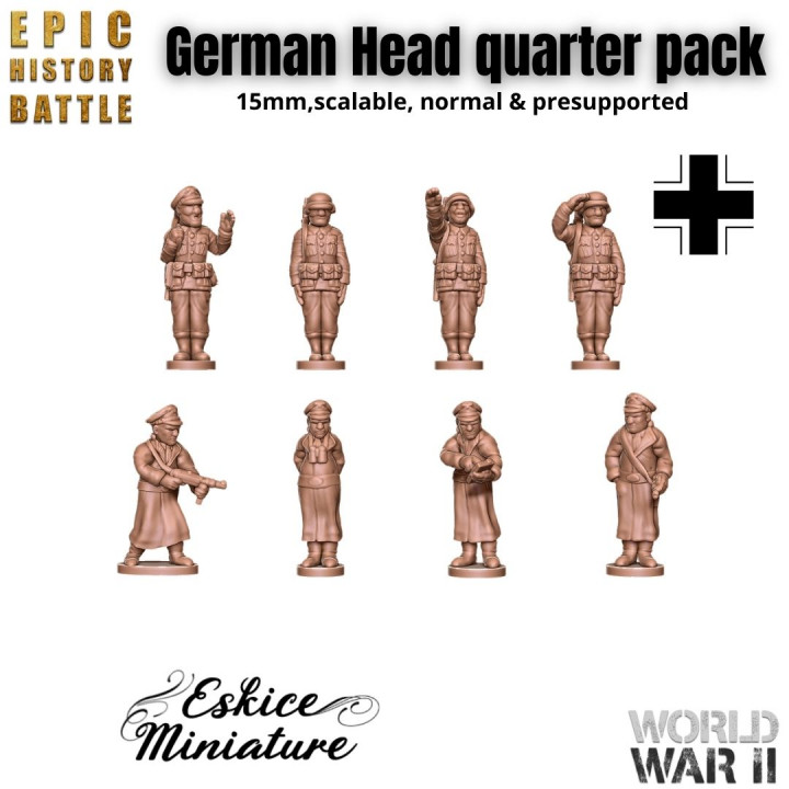 German head quart pack - 15mm for EHB image