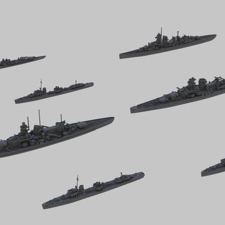 WW2 Kriegsmarine Fleet Pack 1