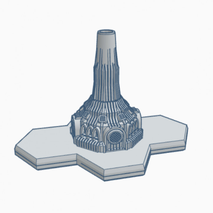 Tech Cult Refinery Hex Map Scale