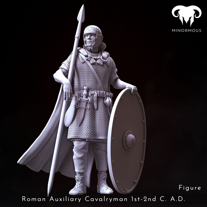 Figure - Roman Auxiliary Cavalryman 1st-2nd C. A.D. Horsemen of Antiquity! image