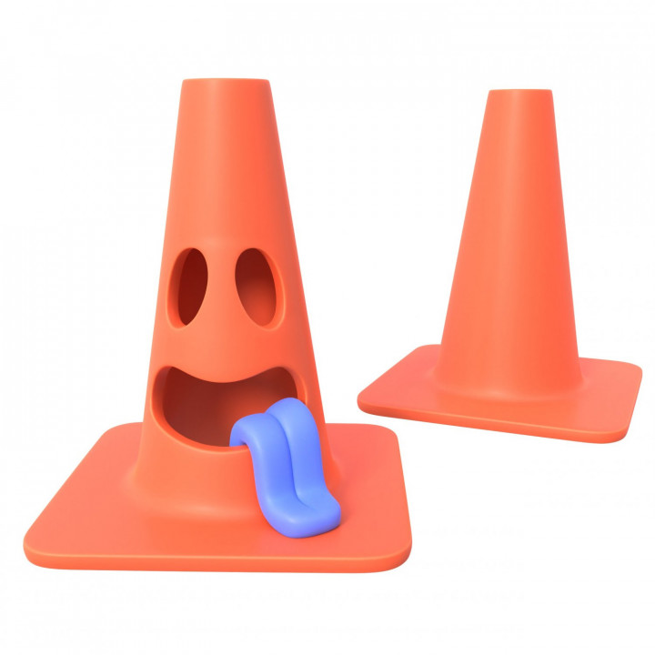 Smile Cone Head by dury
