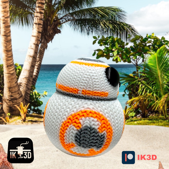 KNITTED ROBOT DROID BB8 image