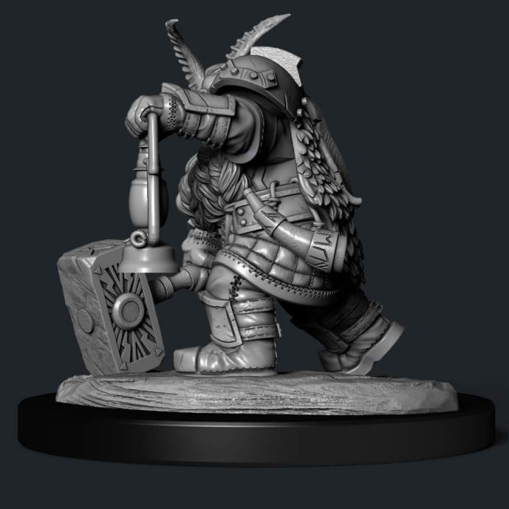 Dwarf Lord  (PreSupported) 32mm & 75mm image