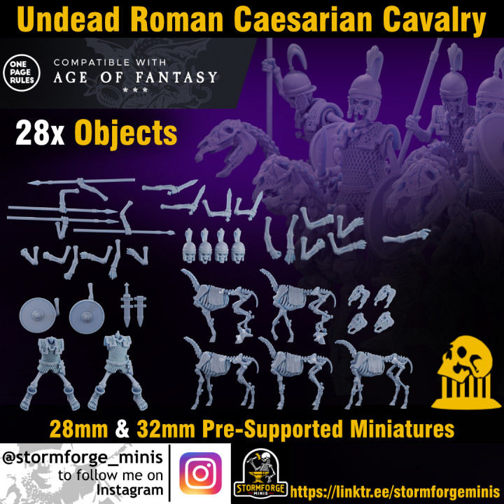 Undead Caesarian Roman Army Set image