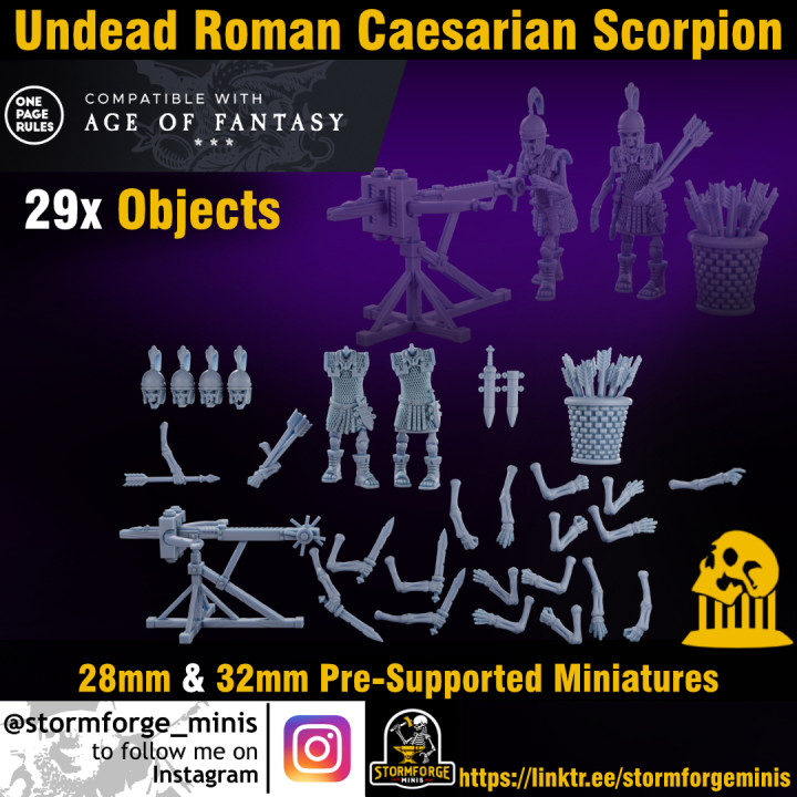 Undead Caesarian Roman Army Set image