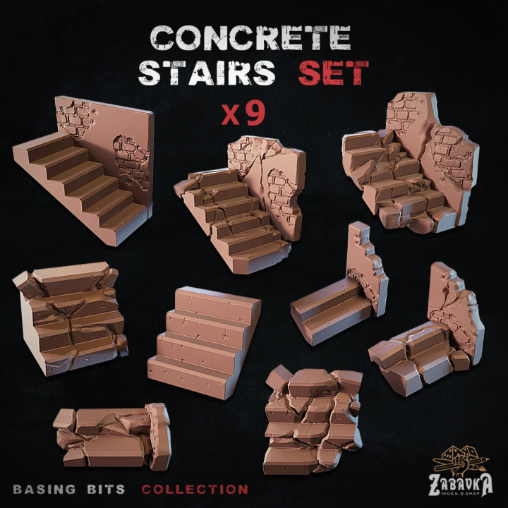 Concrete stairs - Basing Bits image