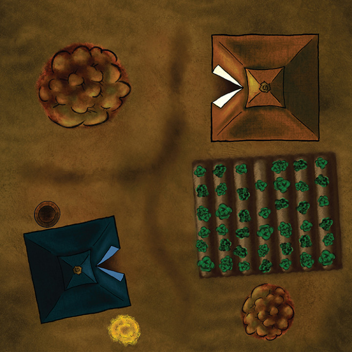 Desolate Deserts - Modular Digital DnD Terrain Battle Map Tiles image