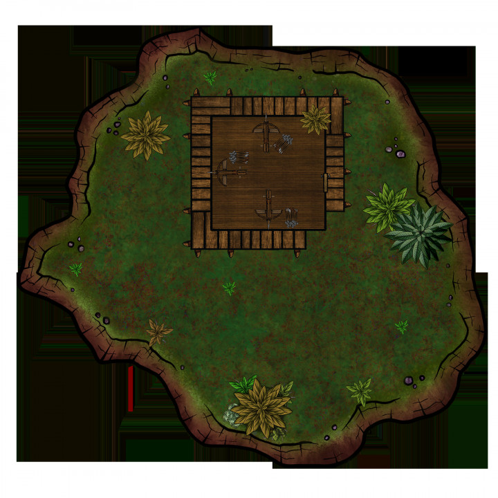 Floating Islands - Modular Digital Fantasy DnD Terrain Battle Map Tile Tokens image