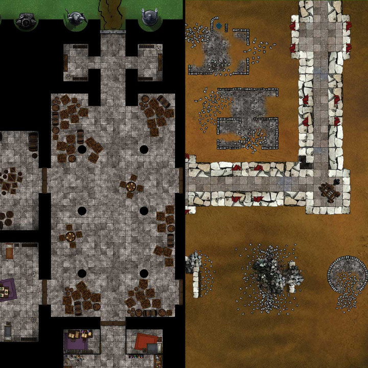 Massive Maps 2 - Digital Fantasy DnD Terrain Battle Maps image