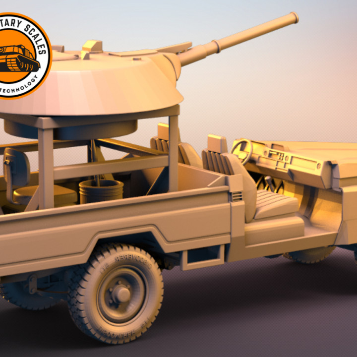 Pickup Toyota land Cruiser turret