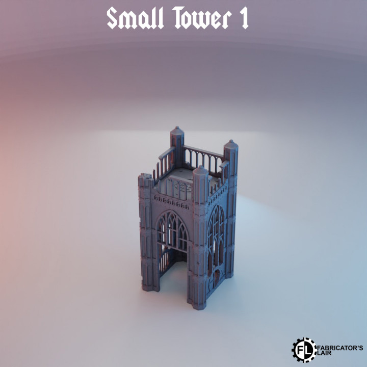 Gothic Ruins Set #2 - Print-in-place