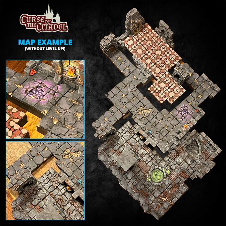 3D Printable Diorama Tiles - Curse of the Citadel 