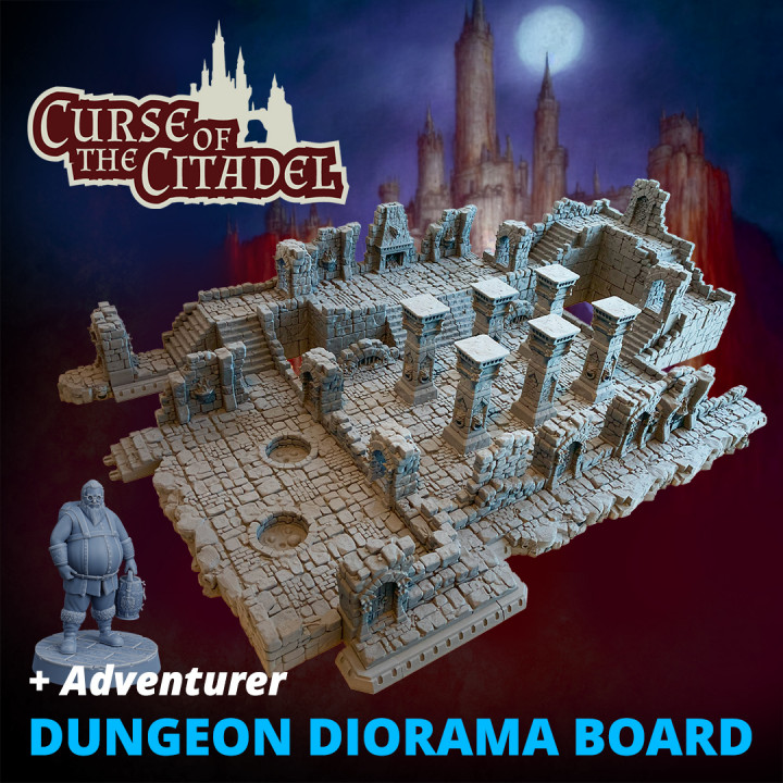 Dungeon Diorama Board "Curse of the Citadel"'s Cover