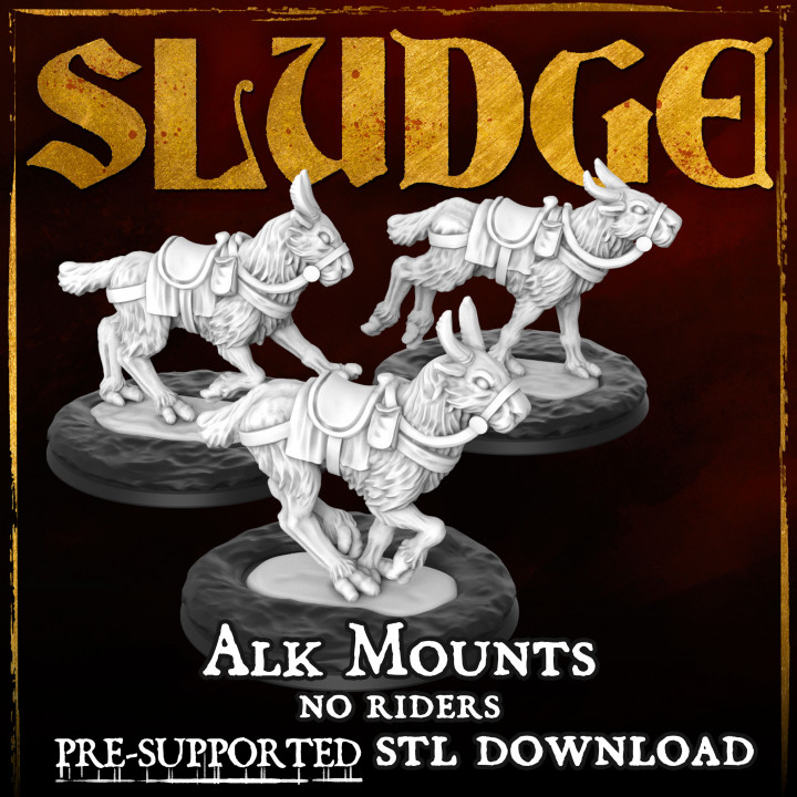 SLUDGE Alk Mounts (no riders) image