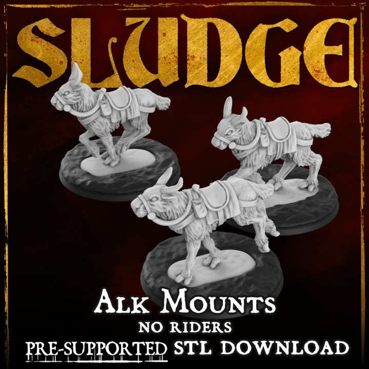 SLUDGE Alk Mounts (no riders) image