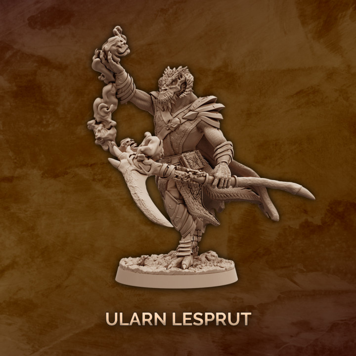 Ularn Lesprut - Black Dragonborn Warlock image