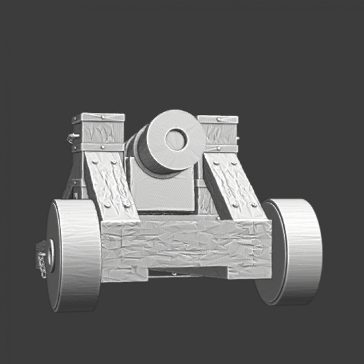 Small castle cannon - Wargaming props