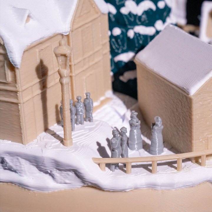 Snowy Christmas Village image