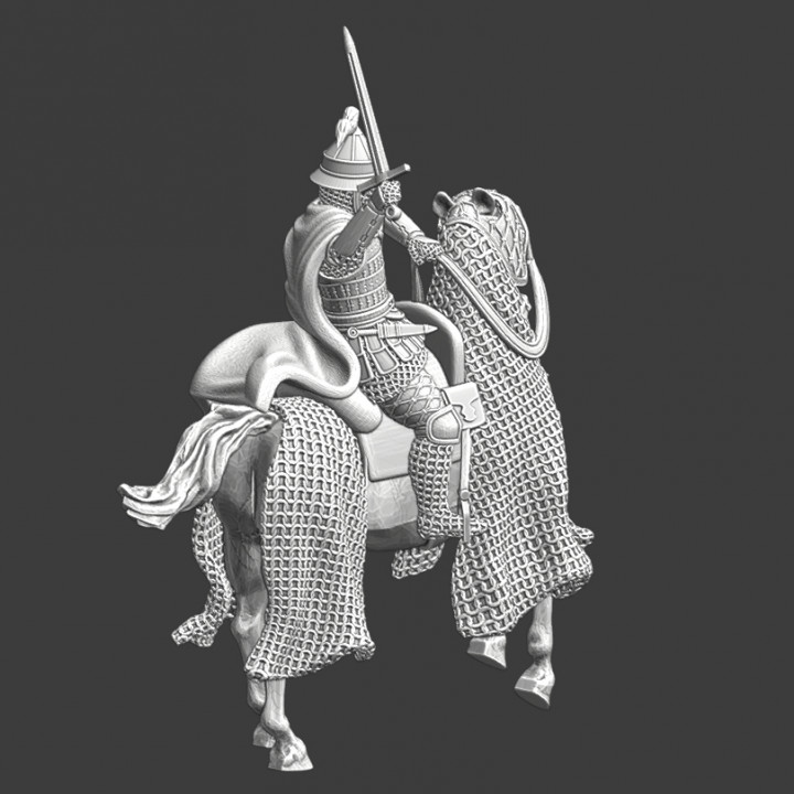 Mounted Kievan-Rus warrior - Medieval Miniature image
