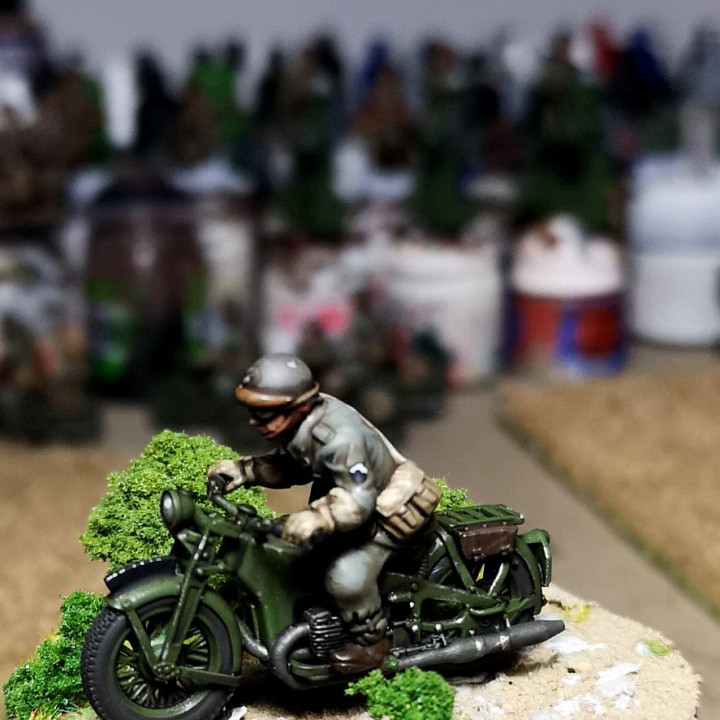 28mm 1940 french fusiliers motocyclistes (DLM or GRDI) 2