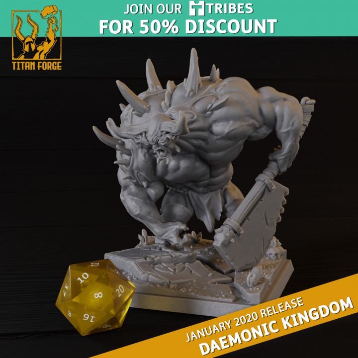 3D Printable Titan Forge Miniatures - 2020 - January - Daemonic Kingdom ...