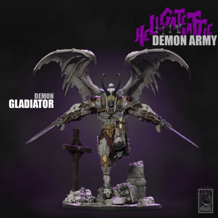 Dark Gatekeeper ガレージキット 3D Printable Demon Gatekeeper Kitbash and His Army - Hell Gate