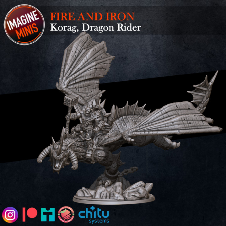 Fire and Iron - Korag, Dragon Rider image