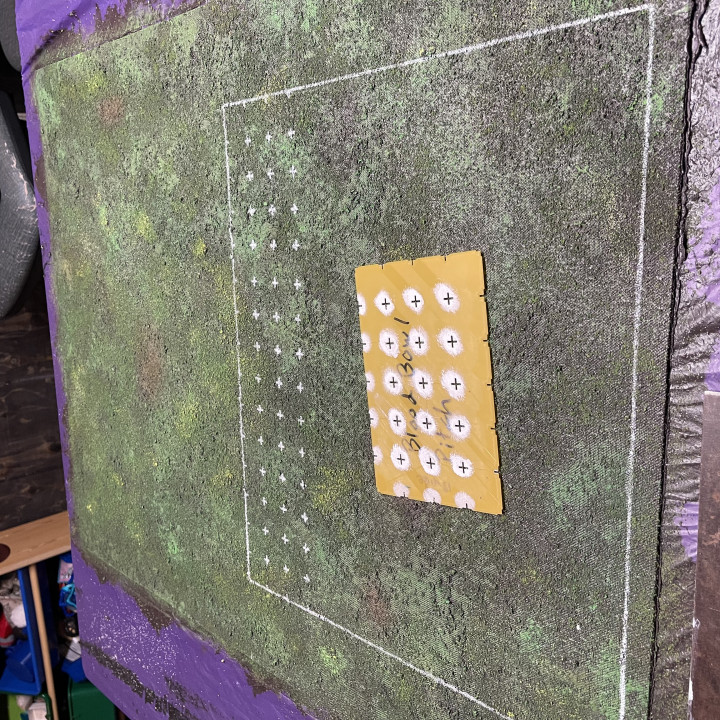 Blood Bowl Pitch Stencil - smaller remix image