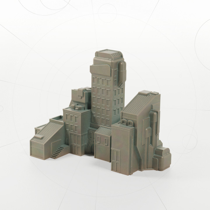 Tribe Bundle 1 // 6mm Scifi Urban Terrain Expansion image